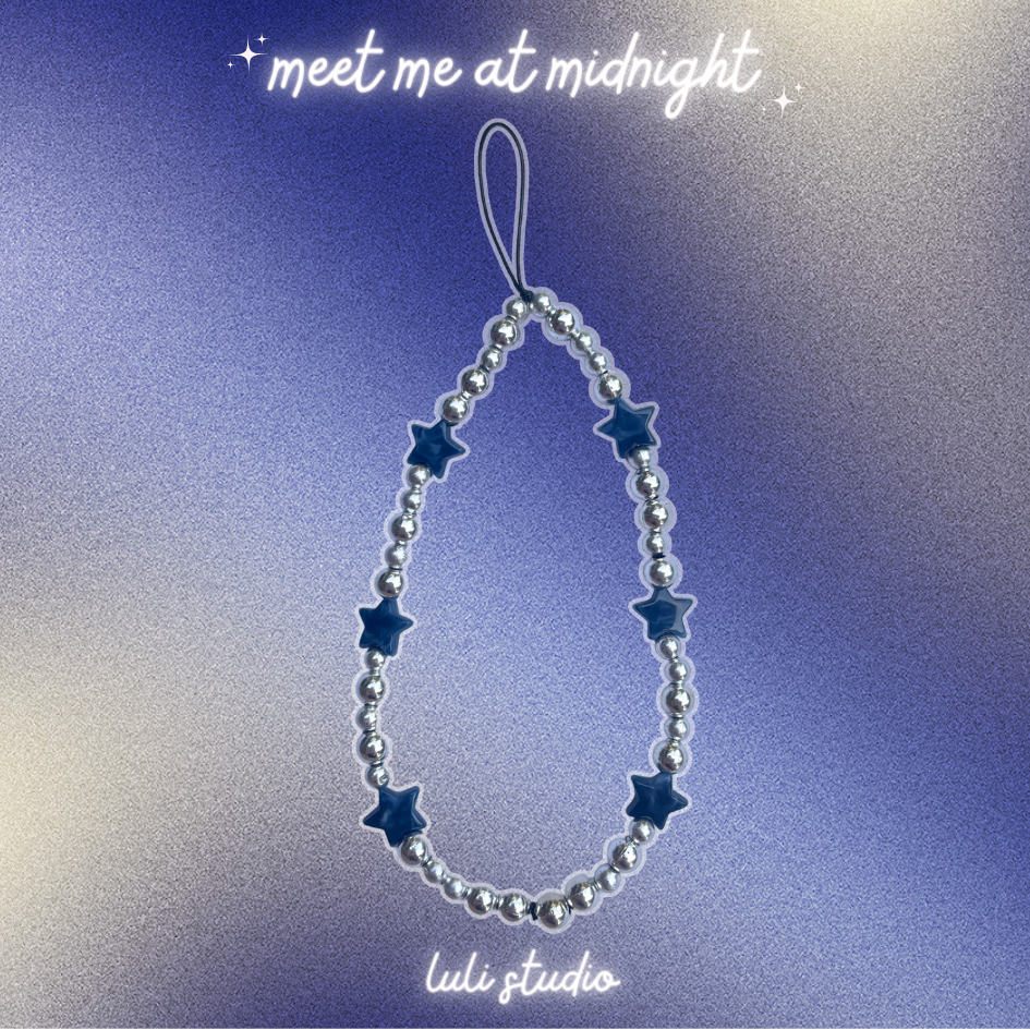 meet me at midnight phone strap / charm | LULI Studio