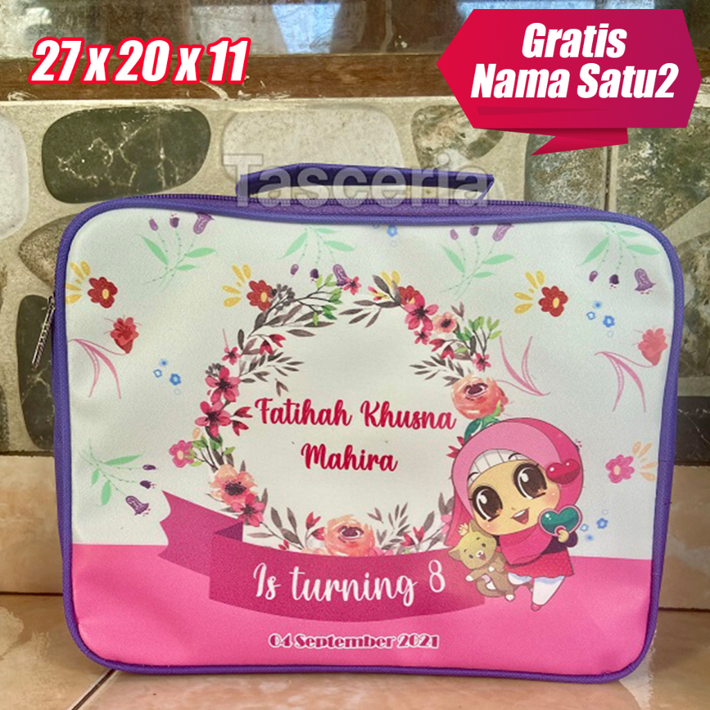 

Tas Hampers Ulang Tahun Anak _ Bahan Tebal Kartun Muslim