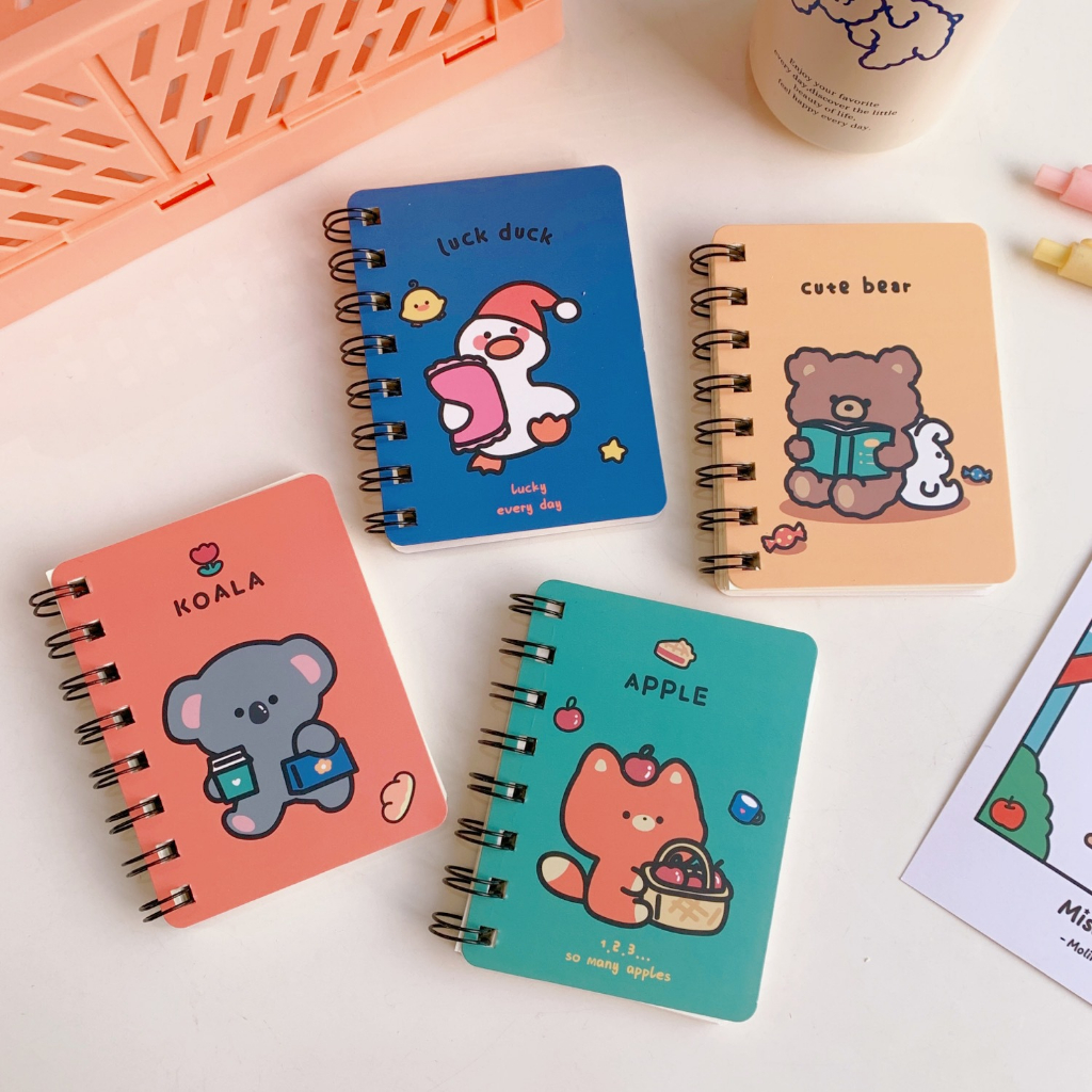

Notebook Ukuran A7 Motif Cute/ Buku Tulis Ukuran A7 Motif Lucu