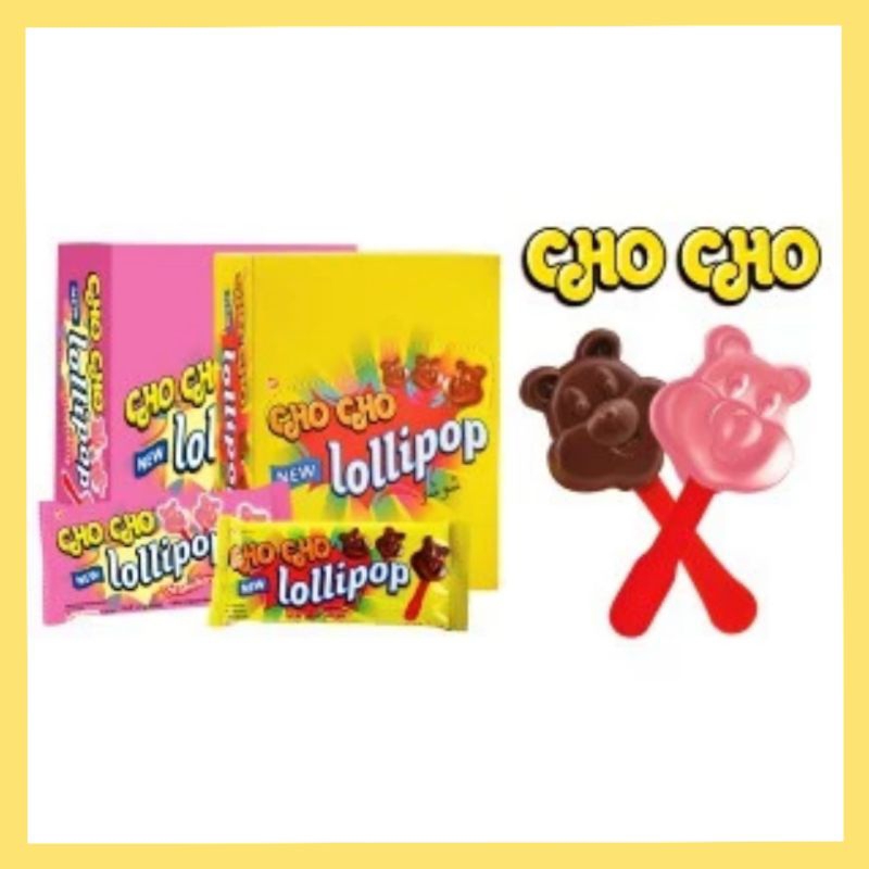 

Chocho Lolipop Coklat @10 gr (24 pcs/Box)