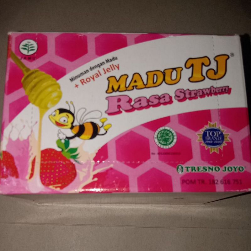 

madu TJ renteng rasa strawberry