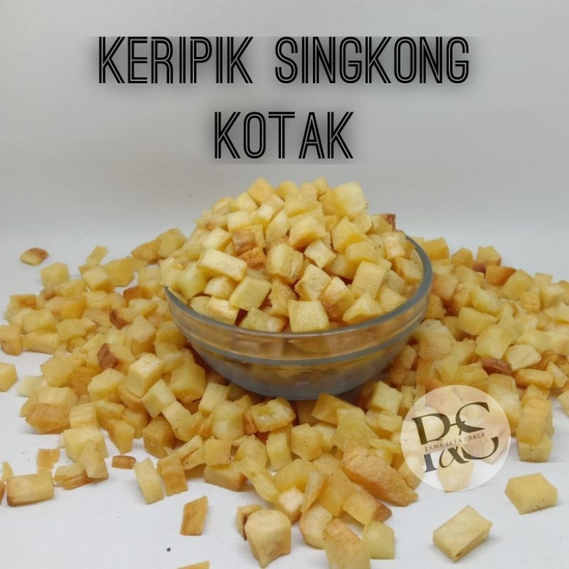 

Keripik Singkong Kotak / Singkong Dadu