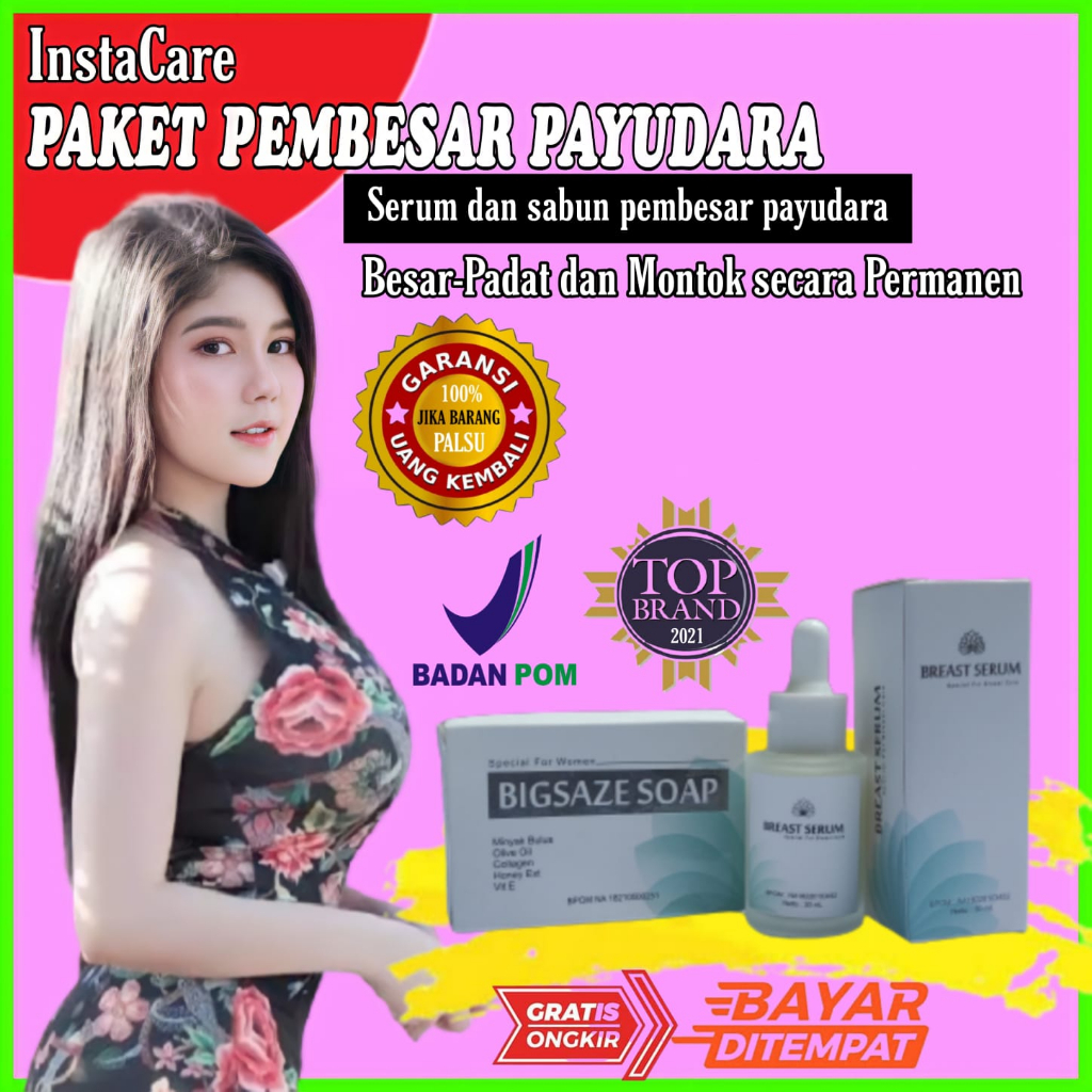 Paket pembesar payudara secara permanen aman untuk bumil dan busui tanpa efek samping dan sudah BPOM