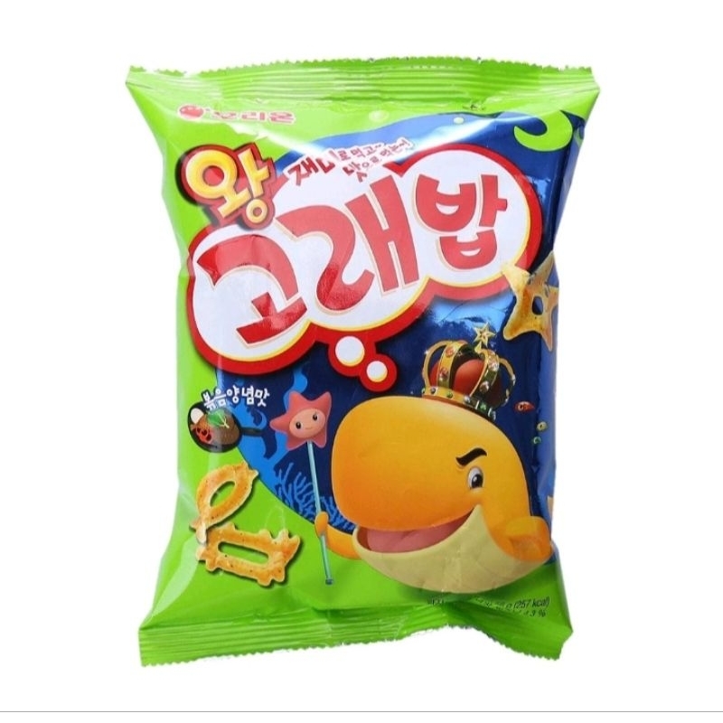 

orion big korebab 56gr / makanan ringan rasa tumis bumbu rumput laut