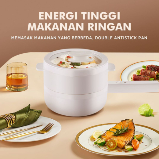 PANCI LISTRIK  SHOUSHENG PANCI LISTRIK 1.5L Panci Listrik Mini SHENSHENG