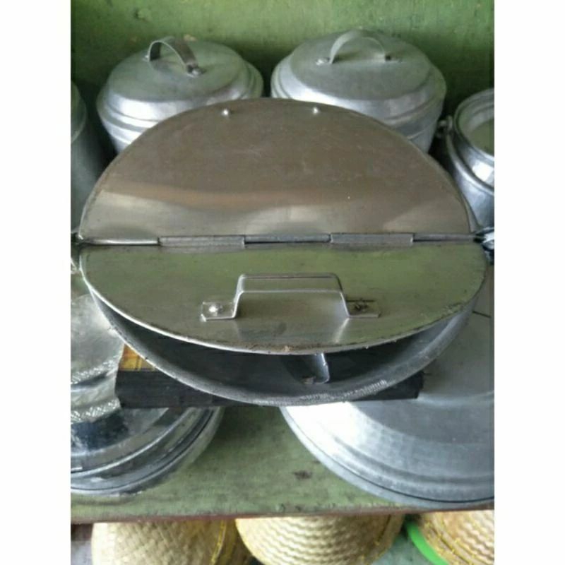 kuali wajan gulali aluminium tebal