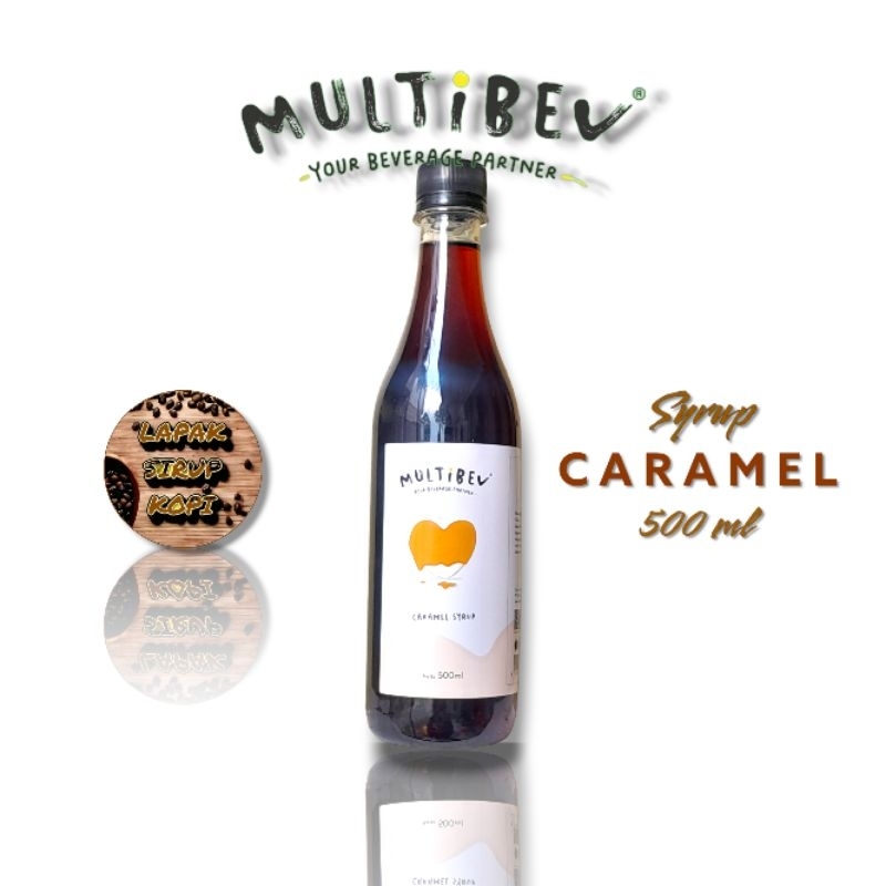 

Multibev - Caramel syrup multibev 500ml - sirup minuman rasa karamel