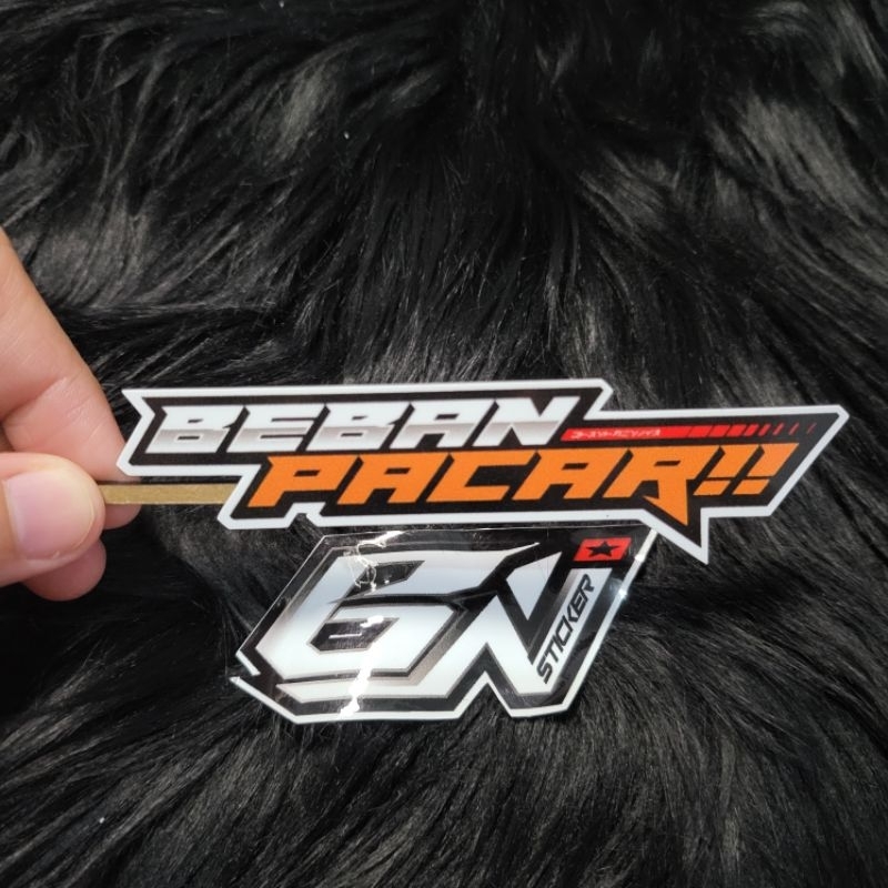 stiker kata2 beban pacar