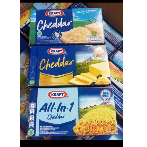 

Kraft chedar dan all in one 160gr