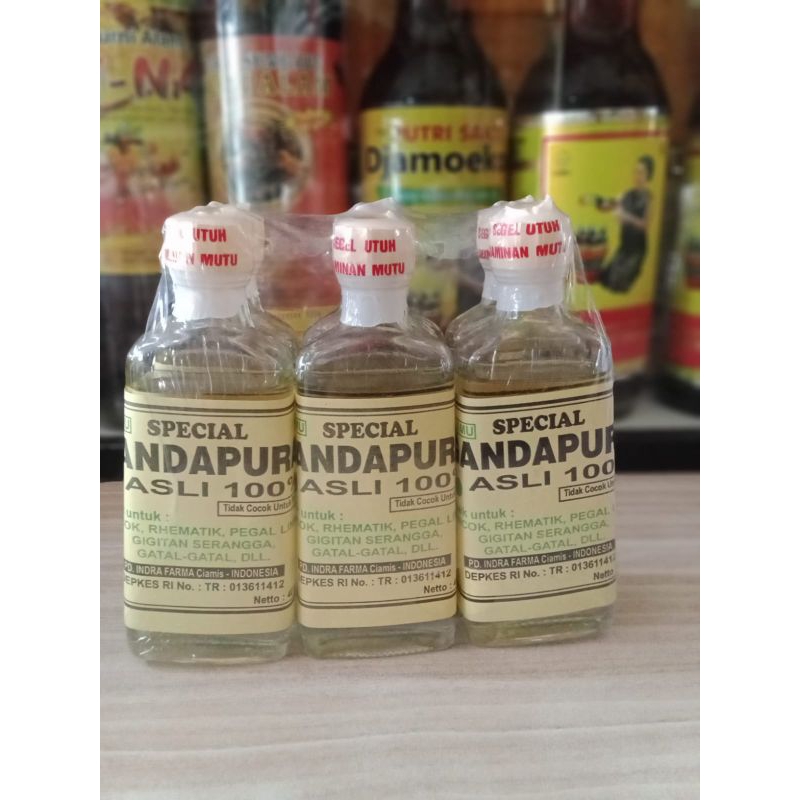 minyak gosok Gandapura asli 100%