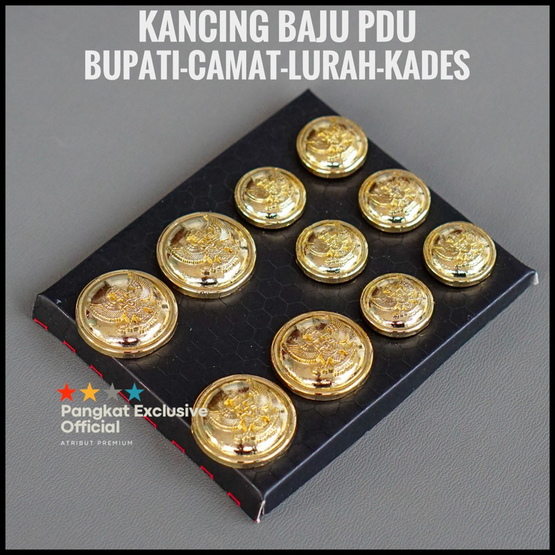 KANCING PDU LOGO GARUDA - KANCING PDU LURAH -KANCING PDU CAMAT KANCING PDU BIPATI KANCING PDU KADES