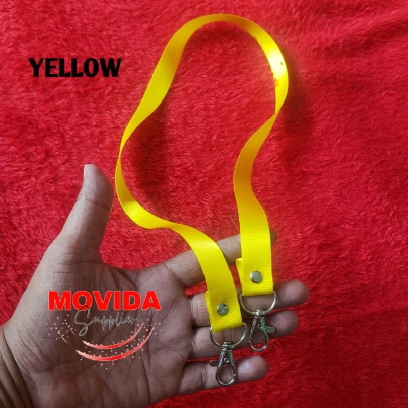 

GANTUNGAN ID CARD LANYARD 2 CM DENGAN 2 PENGAIT - TALI LANYARD 2 CM