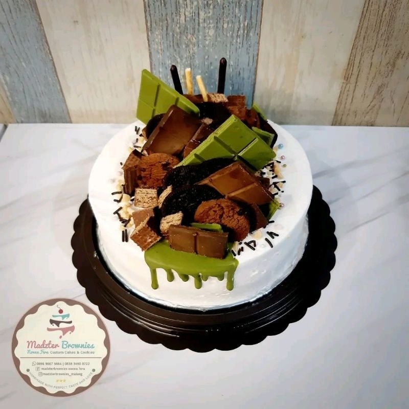 

kue ulang tahun malang / kue ulang tahun mix coklat green tea