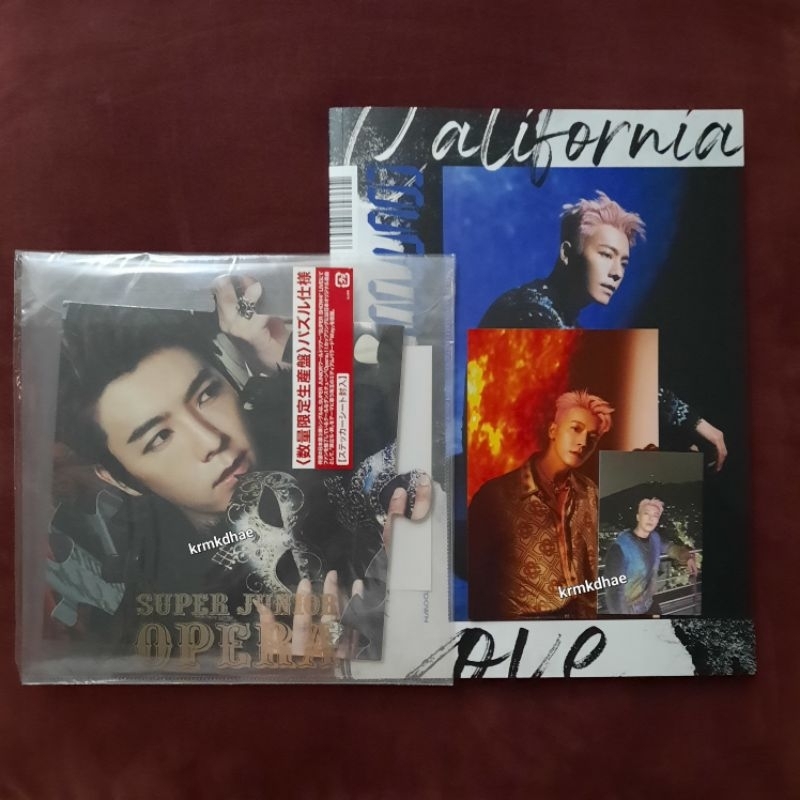 SUPER JUNIOR DONGHAE SIWON OPERA JAPAN