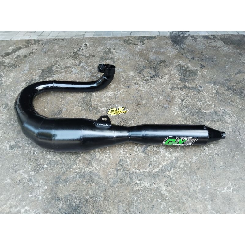 Knalpot vespa Racing Candy Speed 99 model kiri Hitam