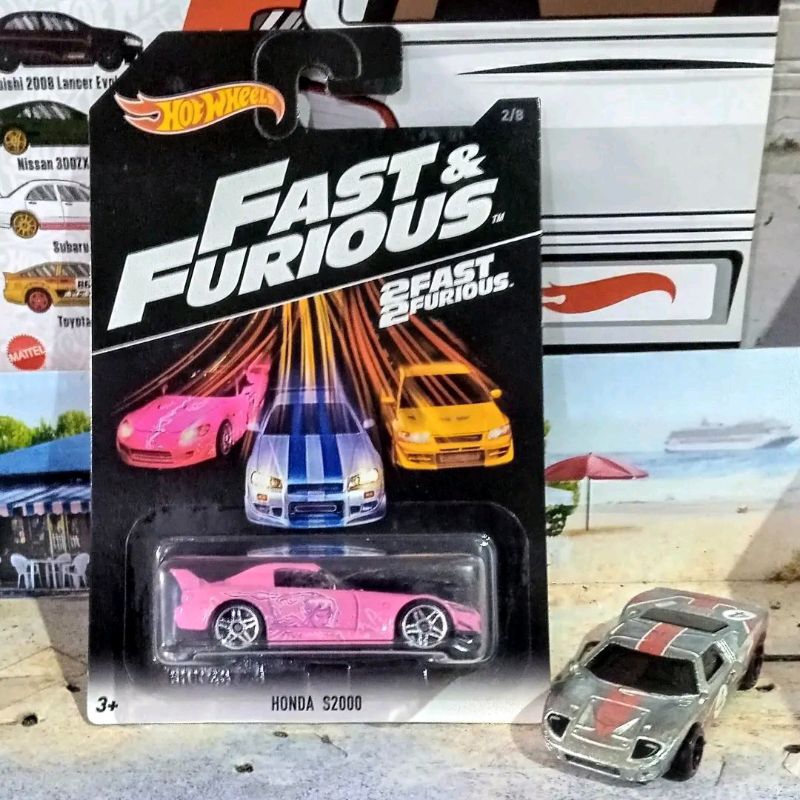 Hotwheels Hot Wheels Fast and Furious Honda S2000 Pink Suki, FF Lamborghini, FF Subaru WRX STI, FF P