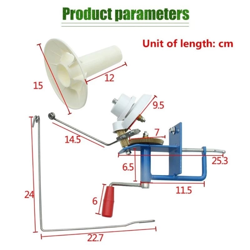 Yarn winder / penggulung benang besi / penggulung benang kokoh / alat penggulung benang high grade
