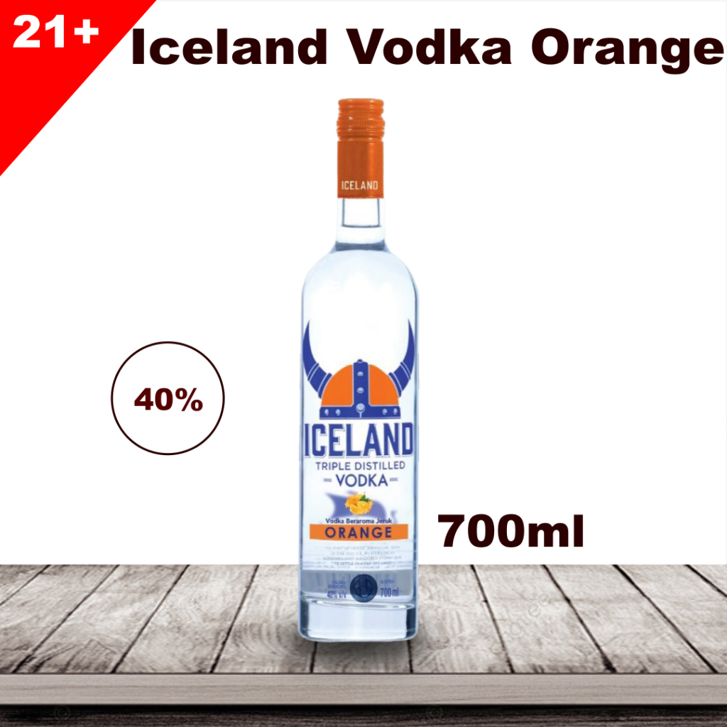 Minuman JAMU SUPLEMEN BERSODA Iceland Vodka Jeruk 700ml