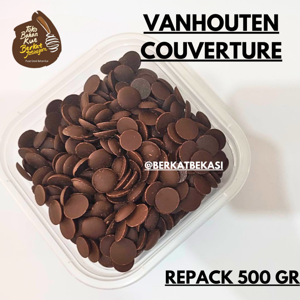 

VAN HOUTEN DARK COUVERTURE KEMASAN 500 GR REPACK / COKLAT COUVERTURE