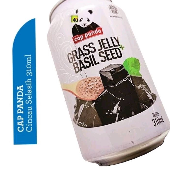 

panda cincau selasih / grass jelly basil seed 310ml