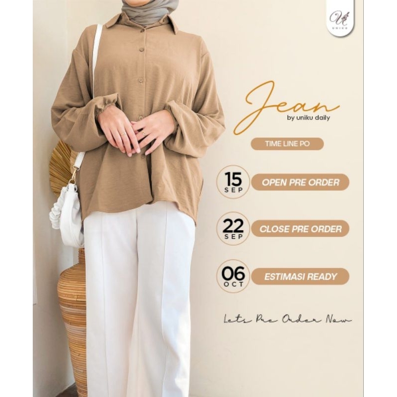 JEAN BLOUSE BY UNIKU OPEN PRE ORDER