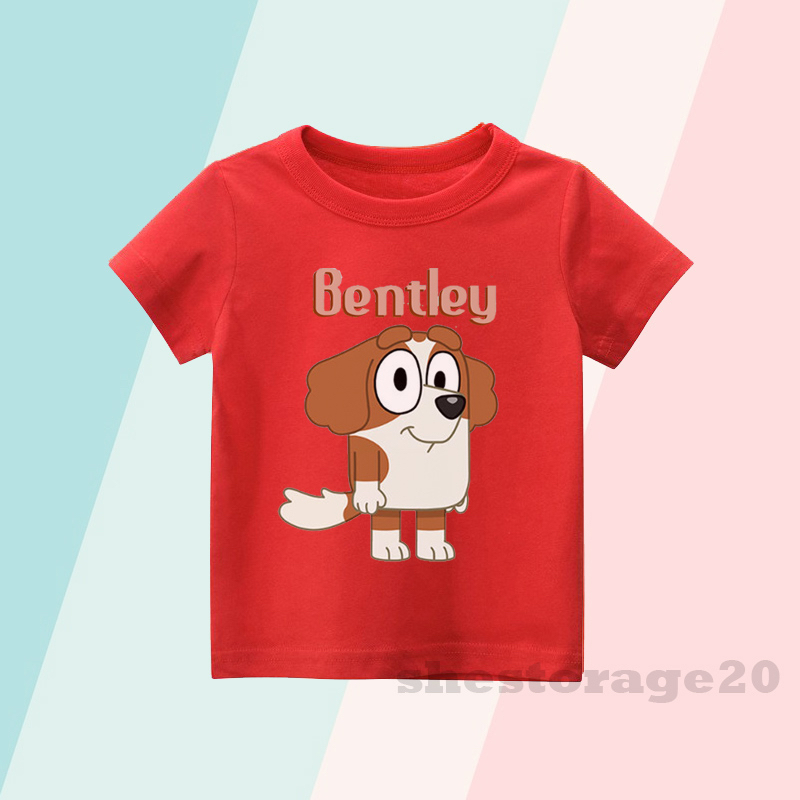 BAJU ANAK KAOS ANAK KARAKTER KARTUN BLUEY BETLEY
