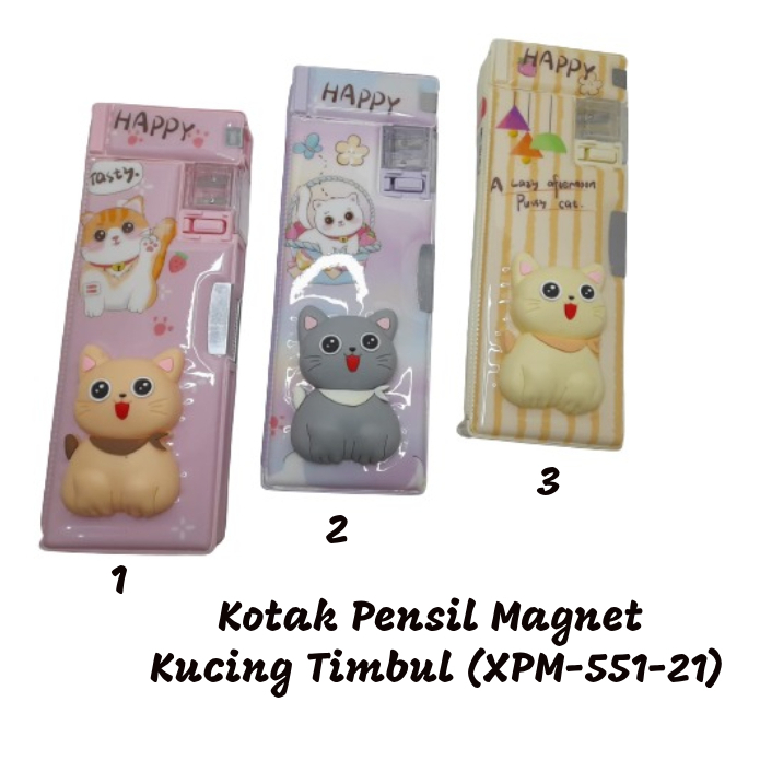 

Kotak Pensil | Tempat Pensil Magnet karakter timbul