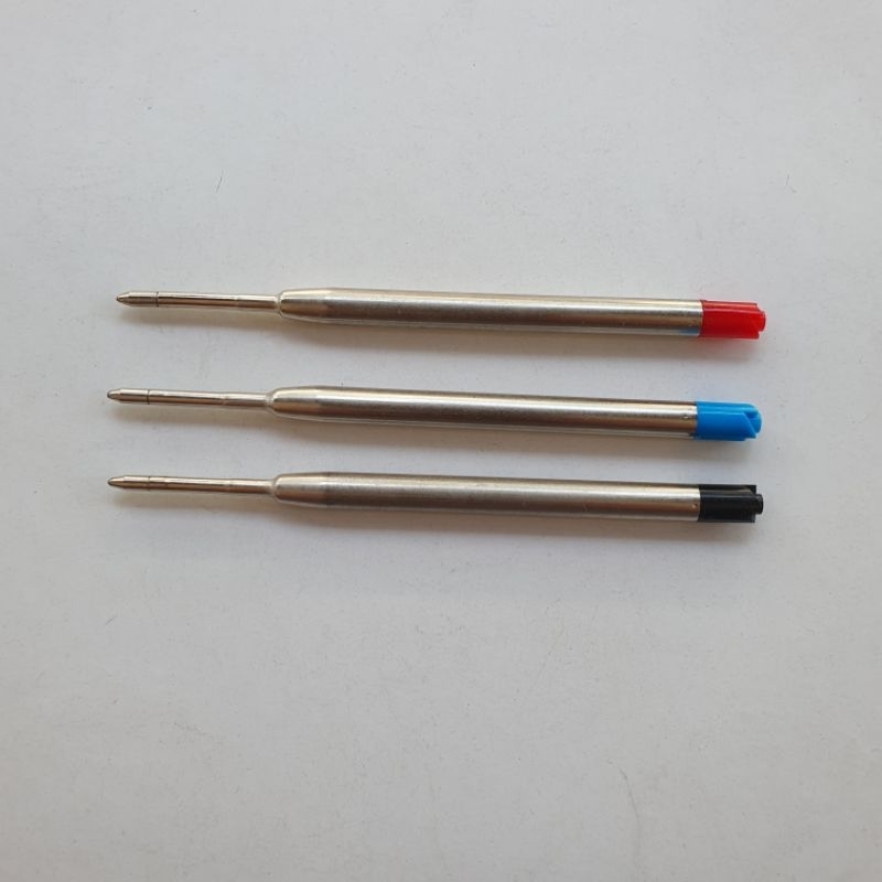 

5 pcs isi pen besi ballpoint parker polos tidak ada merk