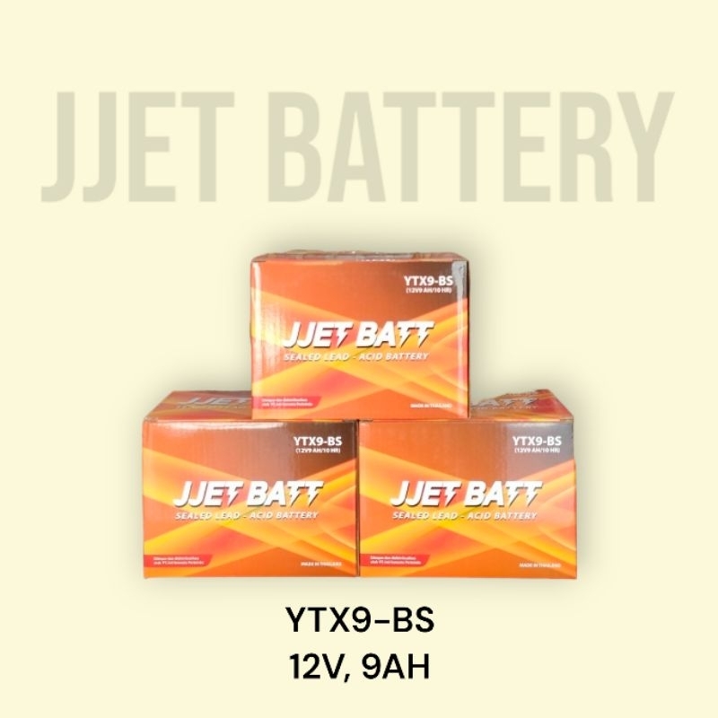 Aki Motor Ninja 250, 250FI JJET YTX9-BS / Aki Kering 9AH