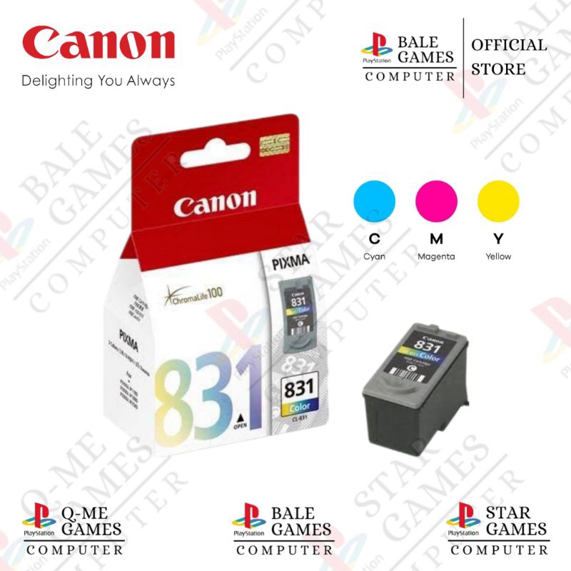 Catridge Tinta Printer CANON CL 831 Color/ Tinta Printer Warna CANON Original