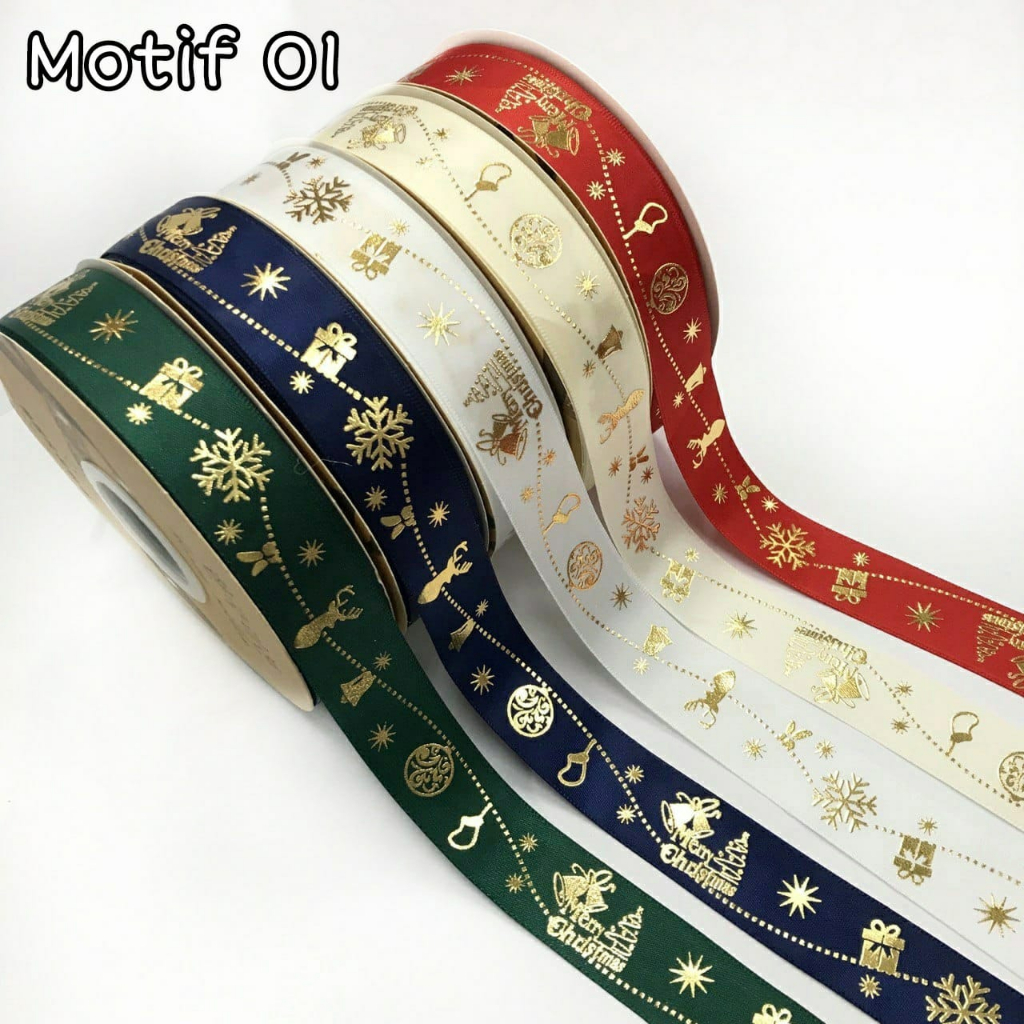 

PER 1 YARD - SATIN | PITA NATAL / PITA MOTIF NATAL / HIASAN NATAL / PITA CHRISTMAS / HIASAN CHRISTMAS
