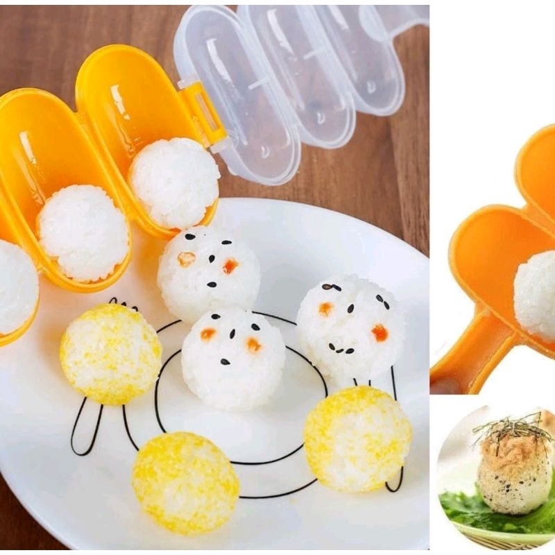 

cetakan nasi bulat bento