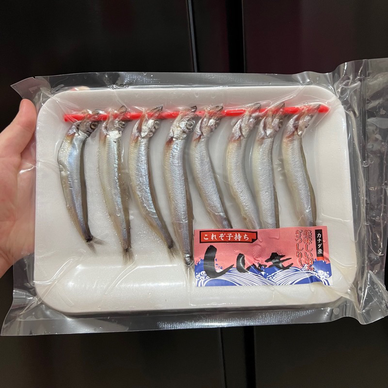 

Ikan Shisamo Capelin Sisamo isi Telur Telor Ikan Tobiko fresh tinggi omega 3 DHA tidak amis MPASI -Jepang