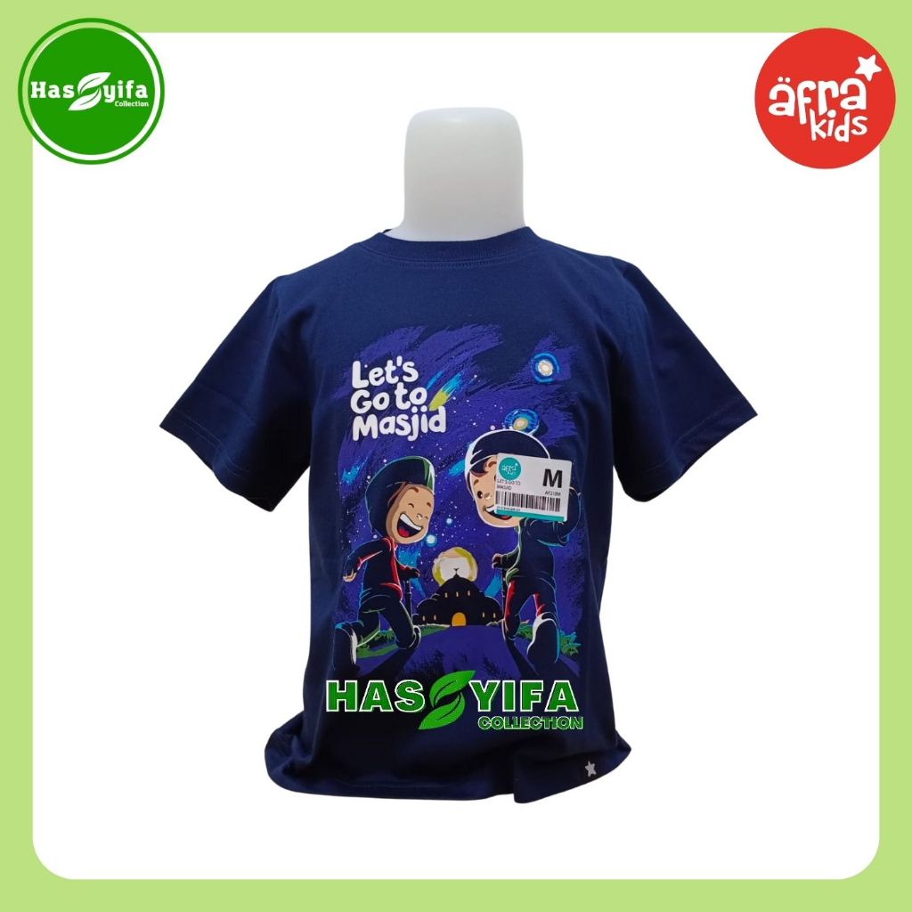 Afrakids AF215 Kaos Anak Laki Laki Lengan Pendek Afra Kids