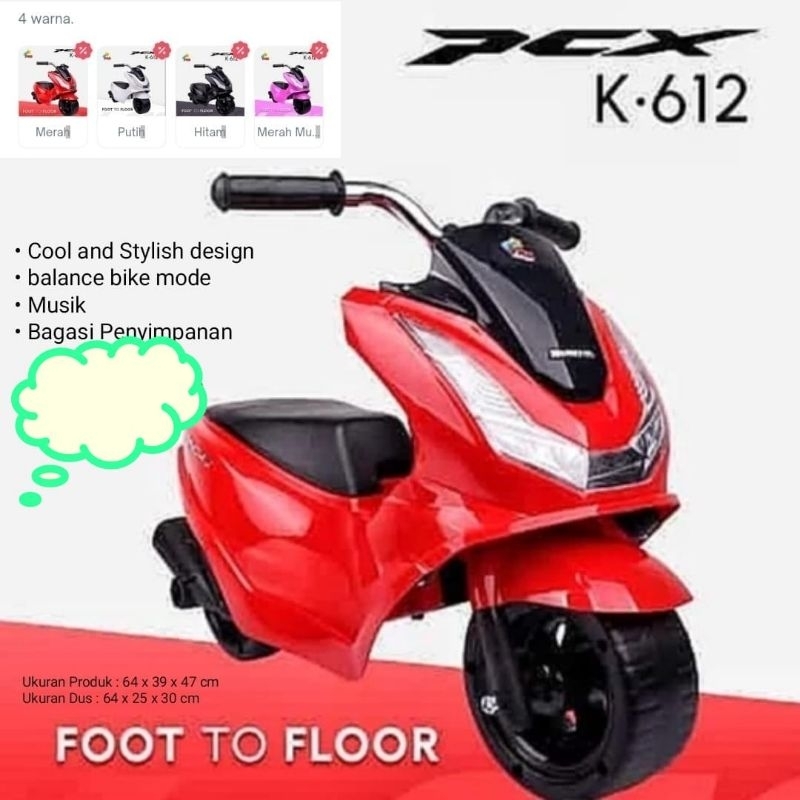 mainan motor pcx anak anak