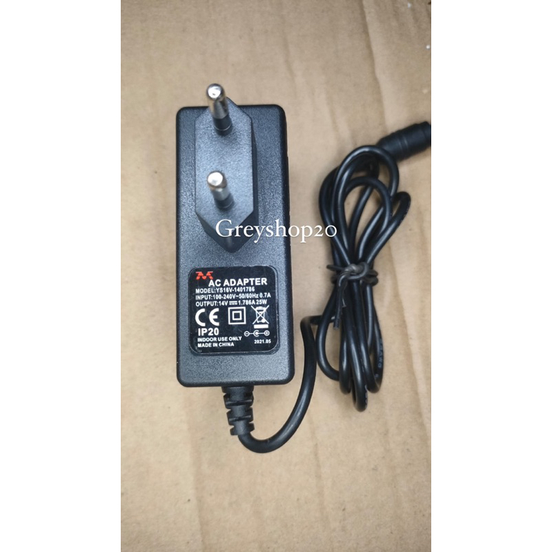 CHARGER ADAPTOR MONITOR LCD/LED SUPPORT STB SAMSUNG DAYA 14V 1,786A