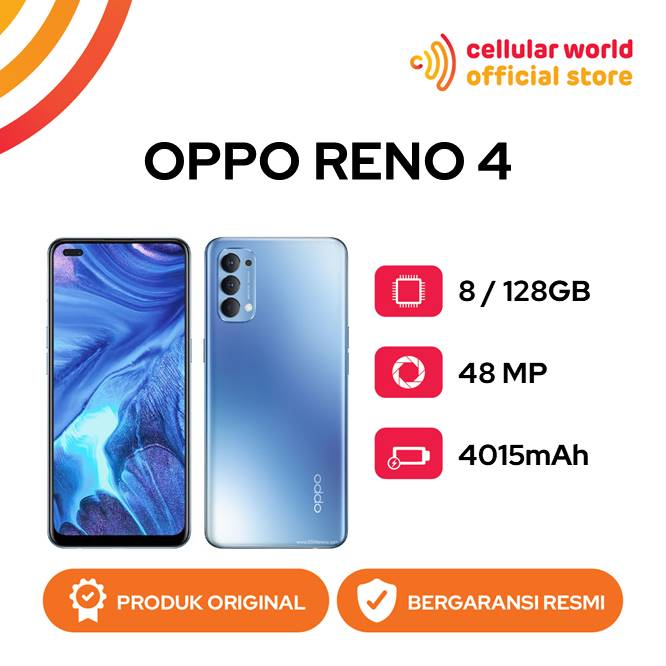 (Second) Oppo Reno4 8/128GB Blue