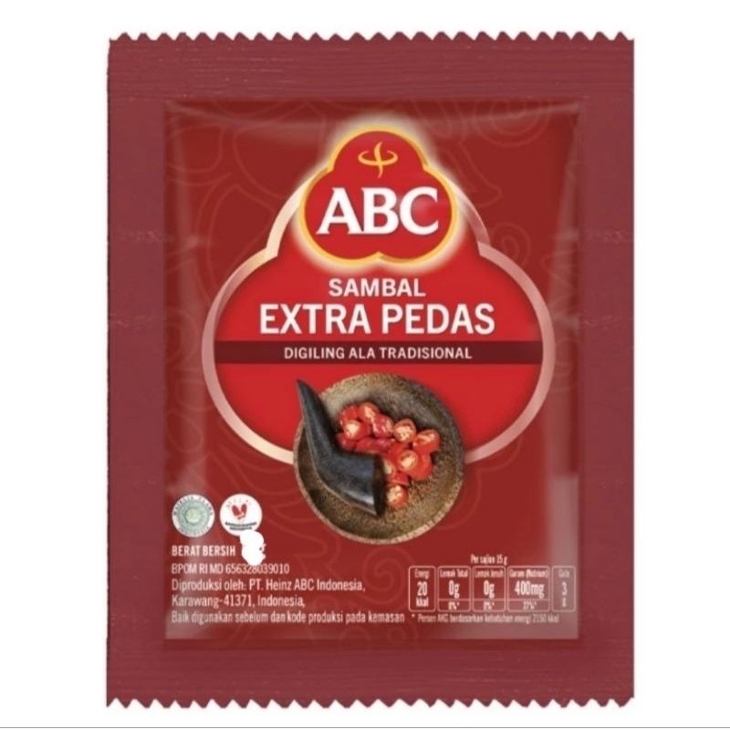 

ABC Sambal Extra Pedas 15gr