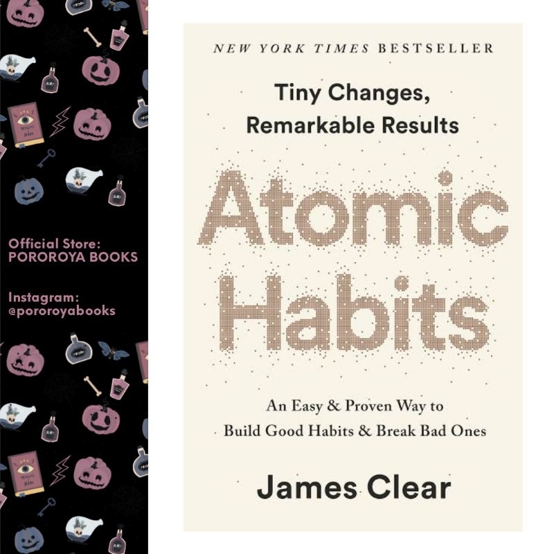 Buku Original ATOMIC HABITS James Clear English Best Seller Self Help Motivasi Bisnis