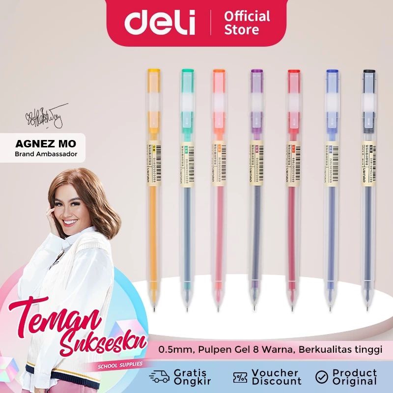 

Deli Gel Pen warna