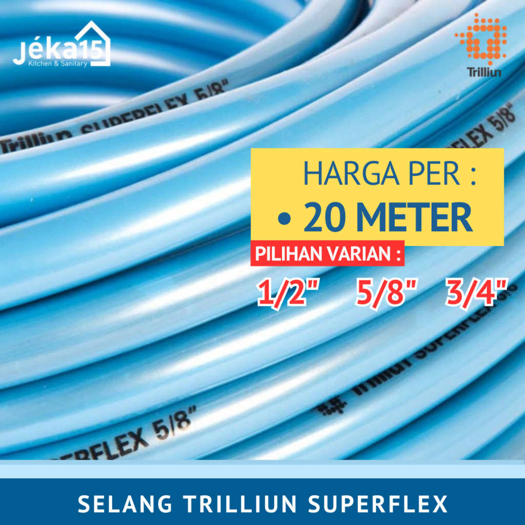 TRILLIUN SUPERFLEX SELANG AIR 20 METER ELASTIS