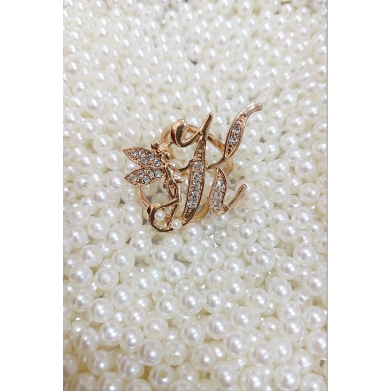 Ring Hijab Inisial/ Ring Hijab Premium/ Ring Hijab Huruf