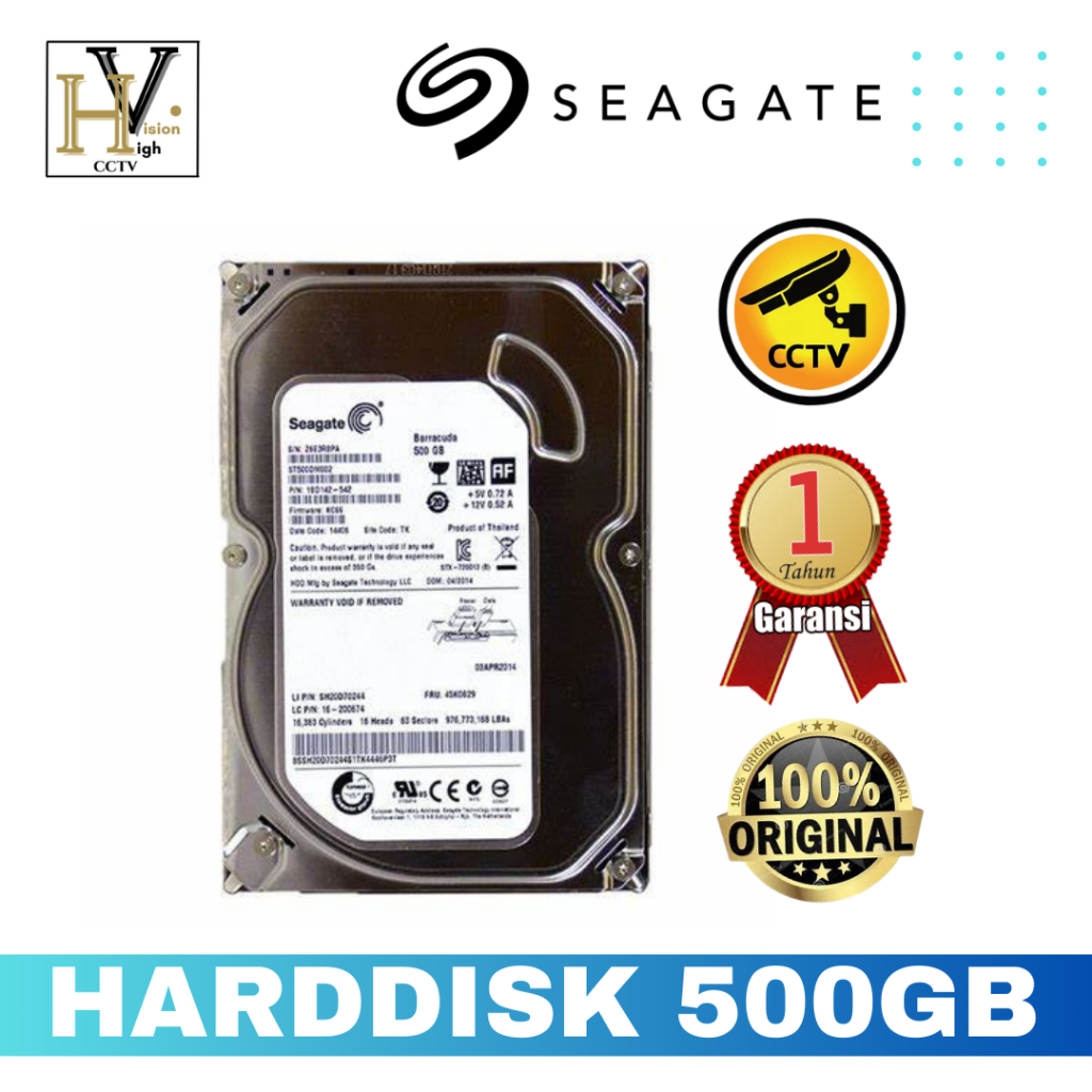 Hardisk Seagate 500gb