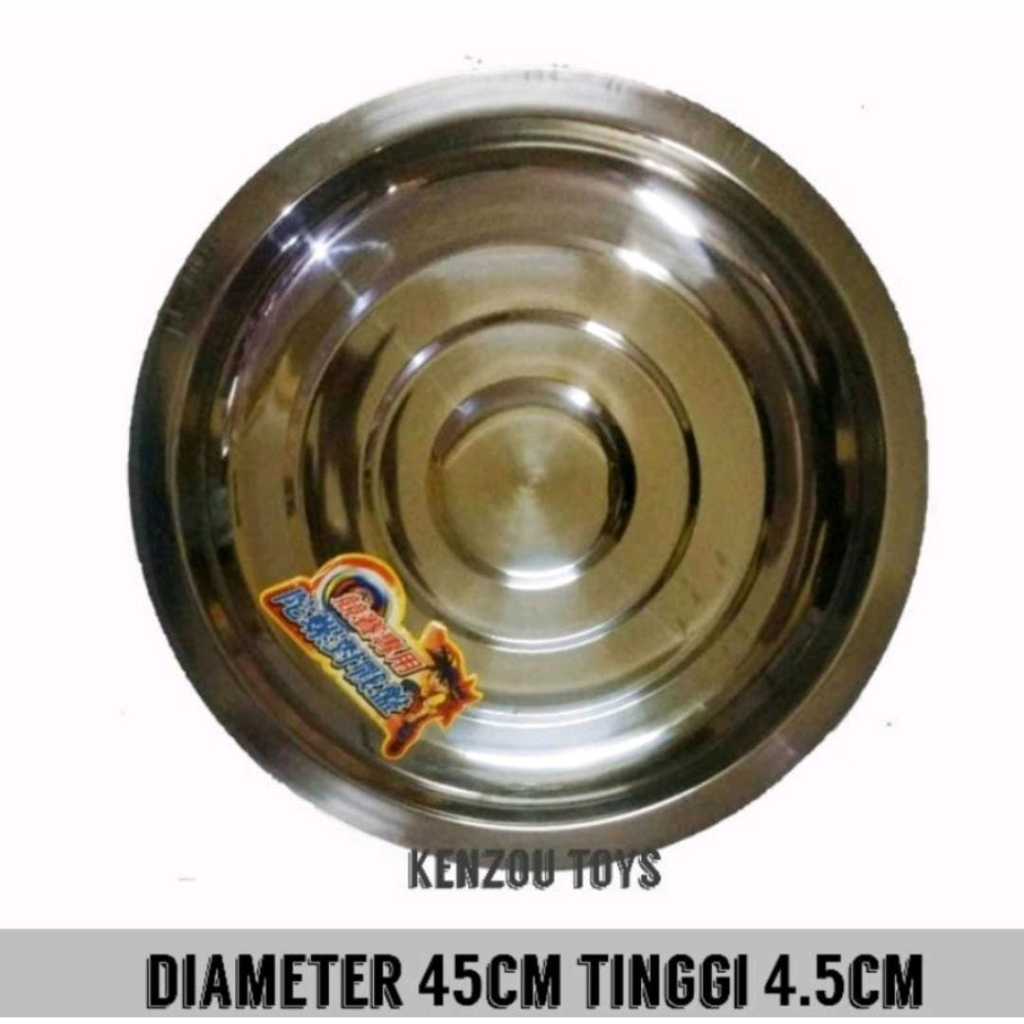 Cod Mainan Arena Bermain Gangsing Beyblade Besi Anti Karat / Arena Beyblade / Alas Beyblade Stainles