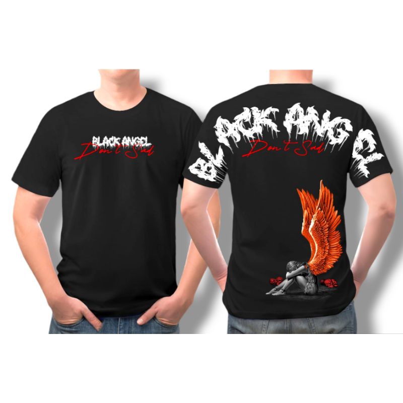 Baju Kaos Sayap Angel / Kaos Angel Pria / Baju Kaoa Pria Wanita / Kaos Malaikat Bersayap