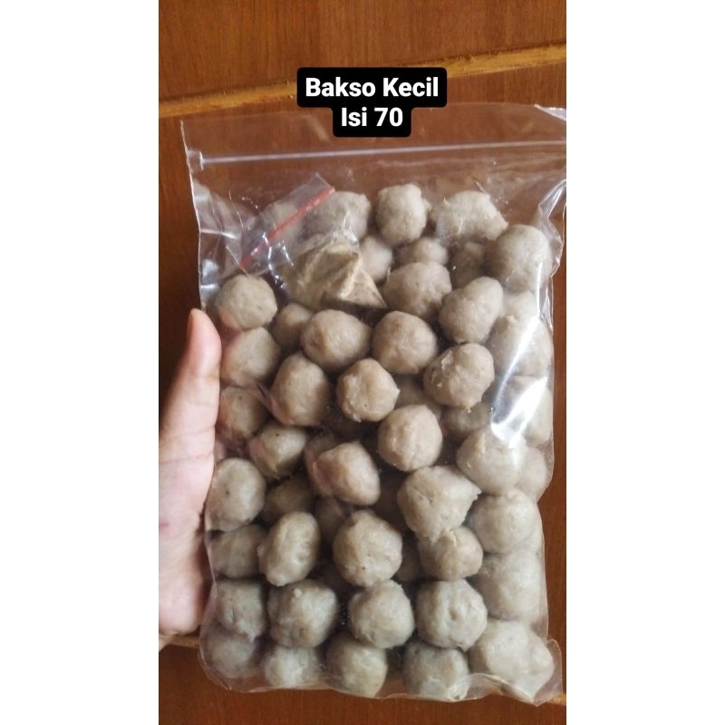 

BAH Bakso Kecil Halal 70pc Tanpa Pengawet Kenyal