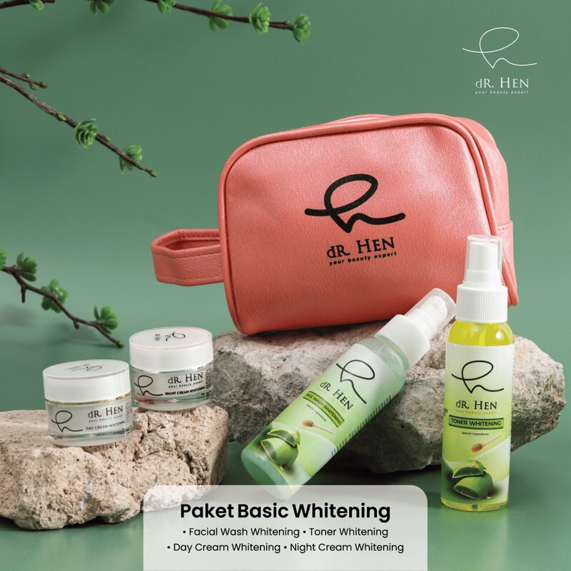 dR Hen - Paket Acne / Paket Whitening / Serum / Sunblock SPF 50 / Night Cream / Day Cream / Facial W