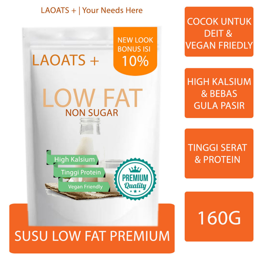 

susu low fat (160g)