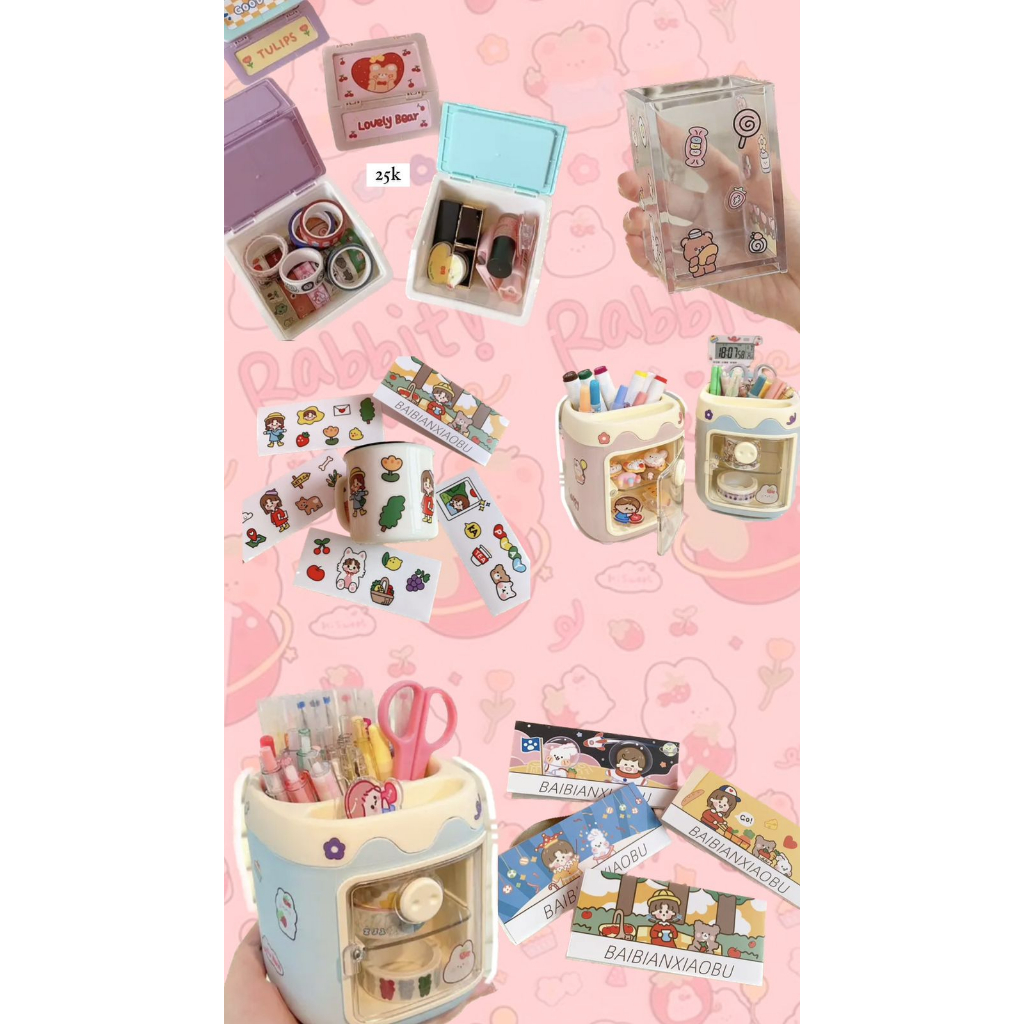 

Organizer Estetik Tempat ATK dan pencil