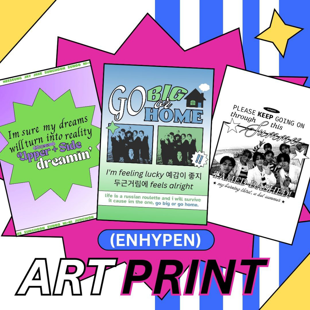 (omisote) ENHYPEN art print/poster